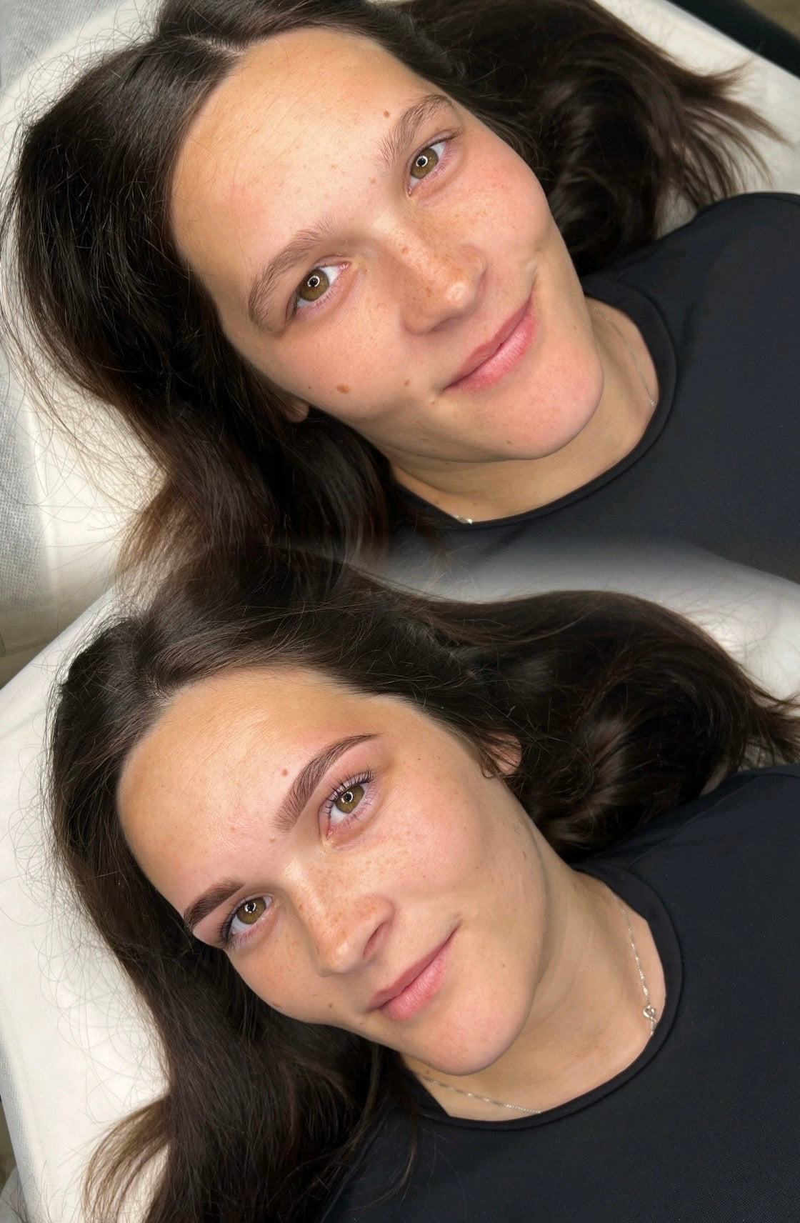 Brow wax and tint